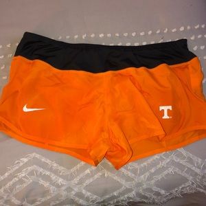 NWT orange Nike workout shorts (Tennessee)